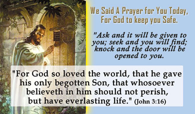 JESUS IS KNOCKING AT YOUR HEART