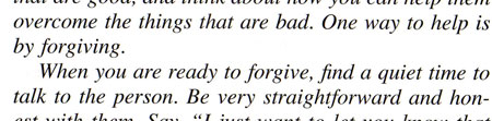 Forgiveness